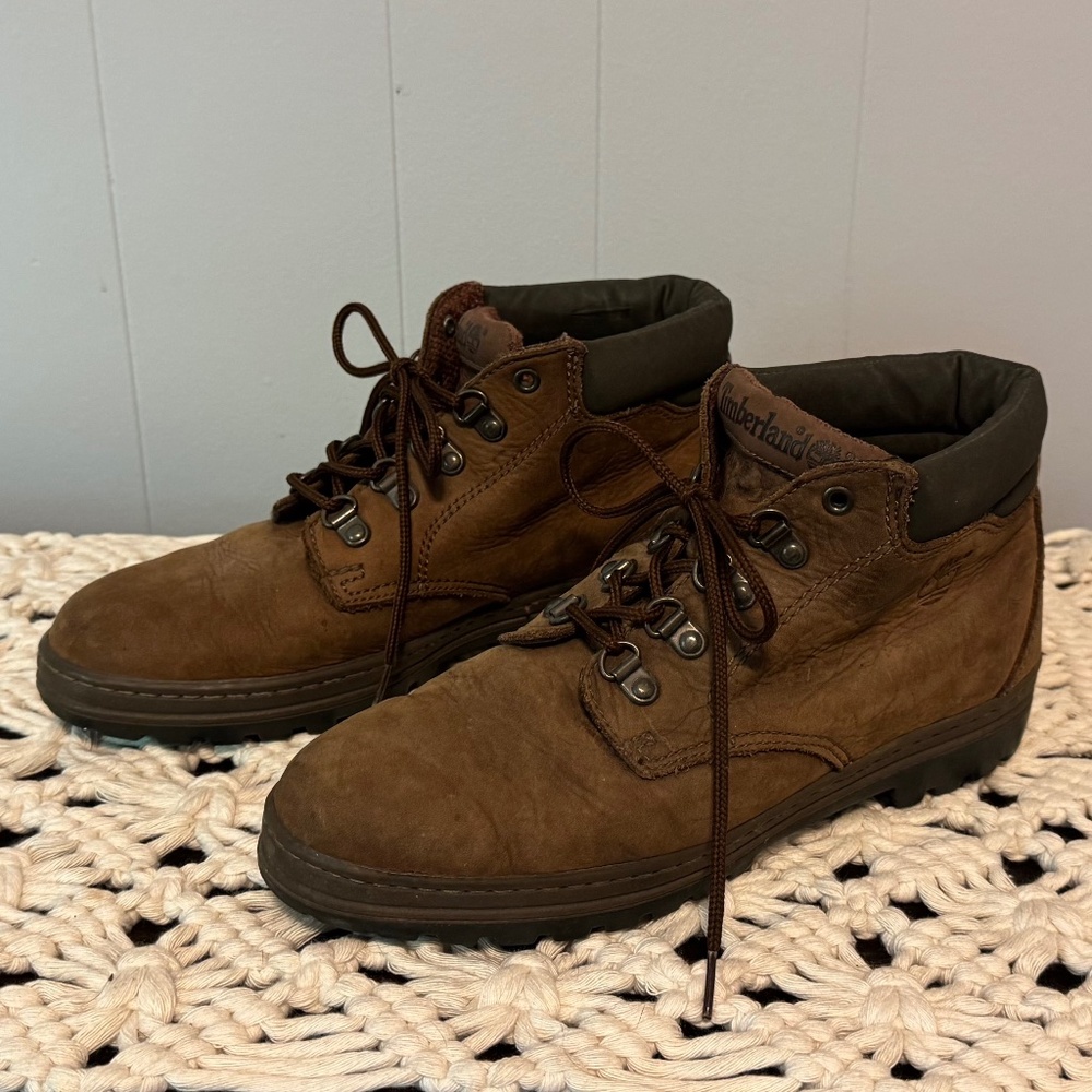 Vintage Timberland Hiking Boots Size 8.5